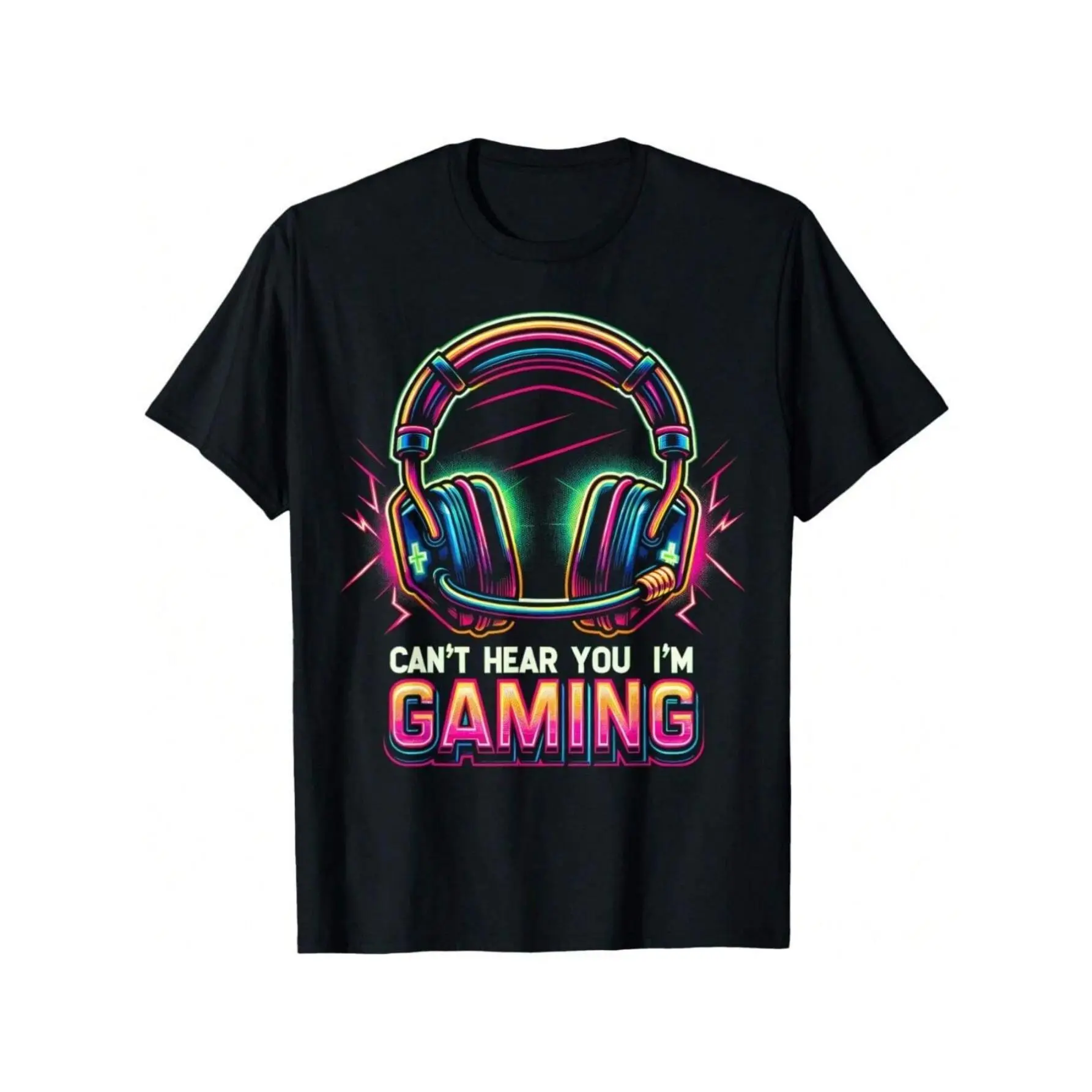 Men's Graphic T-Shirt Funny Gamer Tee for Boys  Video Gaming Soft Breathable Comfortable Short Sleeve T-Shirts Perfect for Summer Unisex Classic Fit