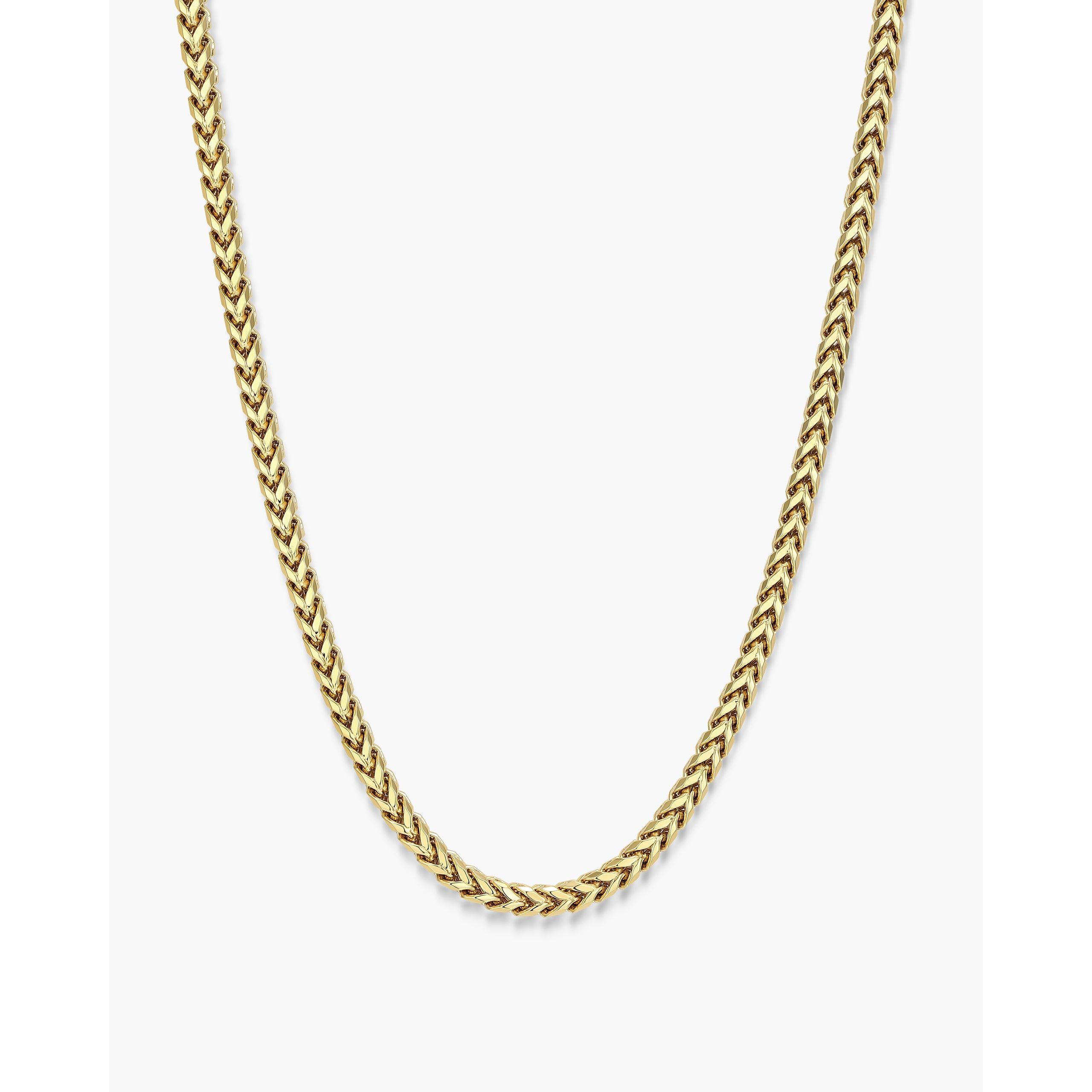 JAXXON Franco Chain 3mm - Box Clasp - Gold