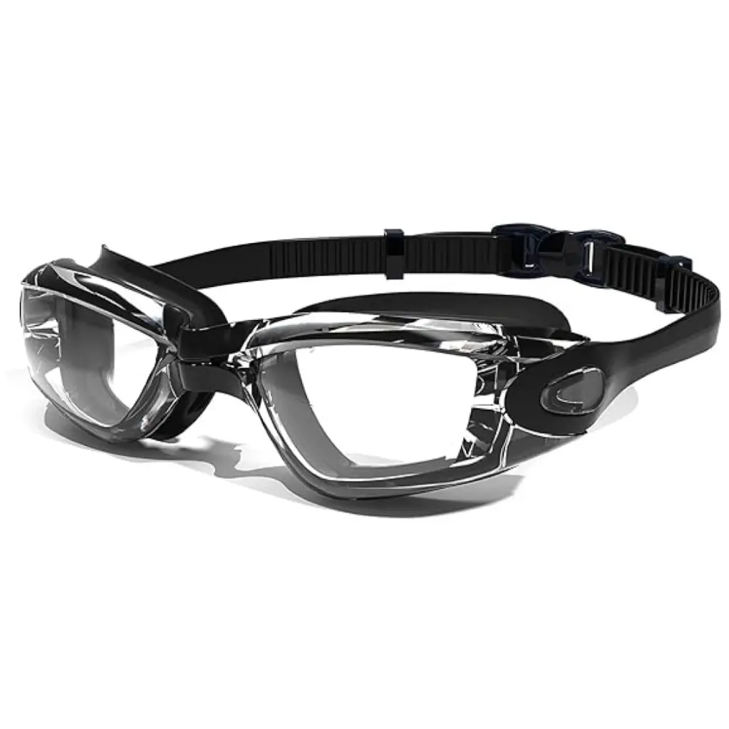 Adult Sport Pool Goggles - Silicone, Anti-Fog, Leakproof Swimming Glasses with UV Protection for Outdoor Swimming