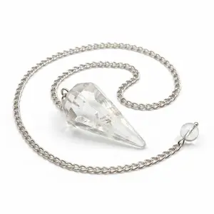 6-Sided Clear Quartz Pendulum – The Master Amplifier &amp; Divination Tool