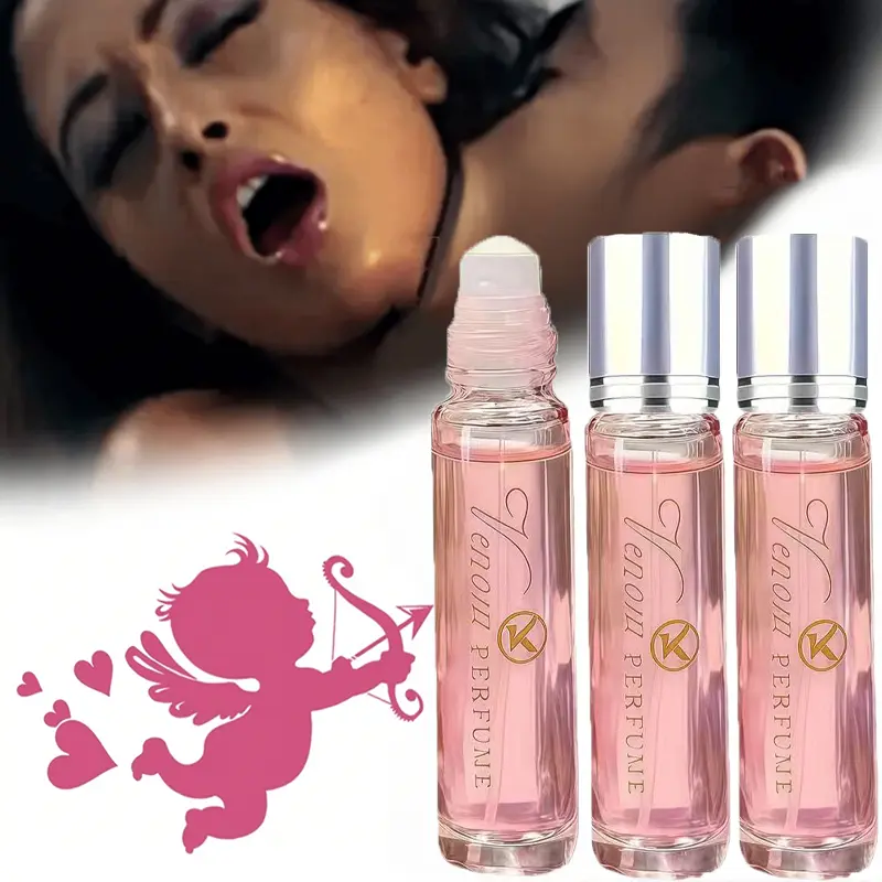 3-Pack Unisex Pheromone Perfume, Long-Lasting Scent, 0.34 oz Roll-On Design, Ideal for Valentine's Day or Birthday Gifts, Pheromone Perfume Oil, Enhances Fragrance, Pheromone Essential Oil Suitable for Day and Night-Elegant Vanilla Women's Perfume
