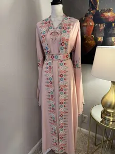 Ityn Jalabiya - Women's Embrodiered Dress, Arabic Dress, Ceremony Dress, Modest, Maxi - Eid, Ramadan, Gifts for Her