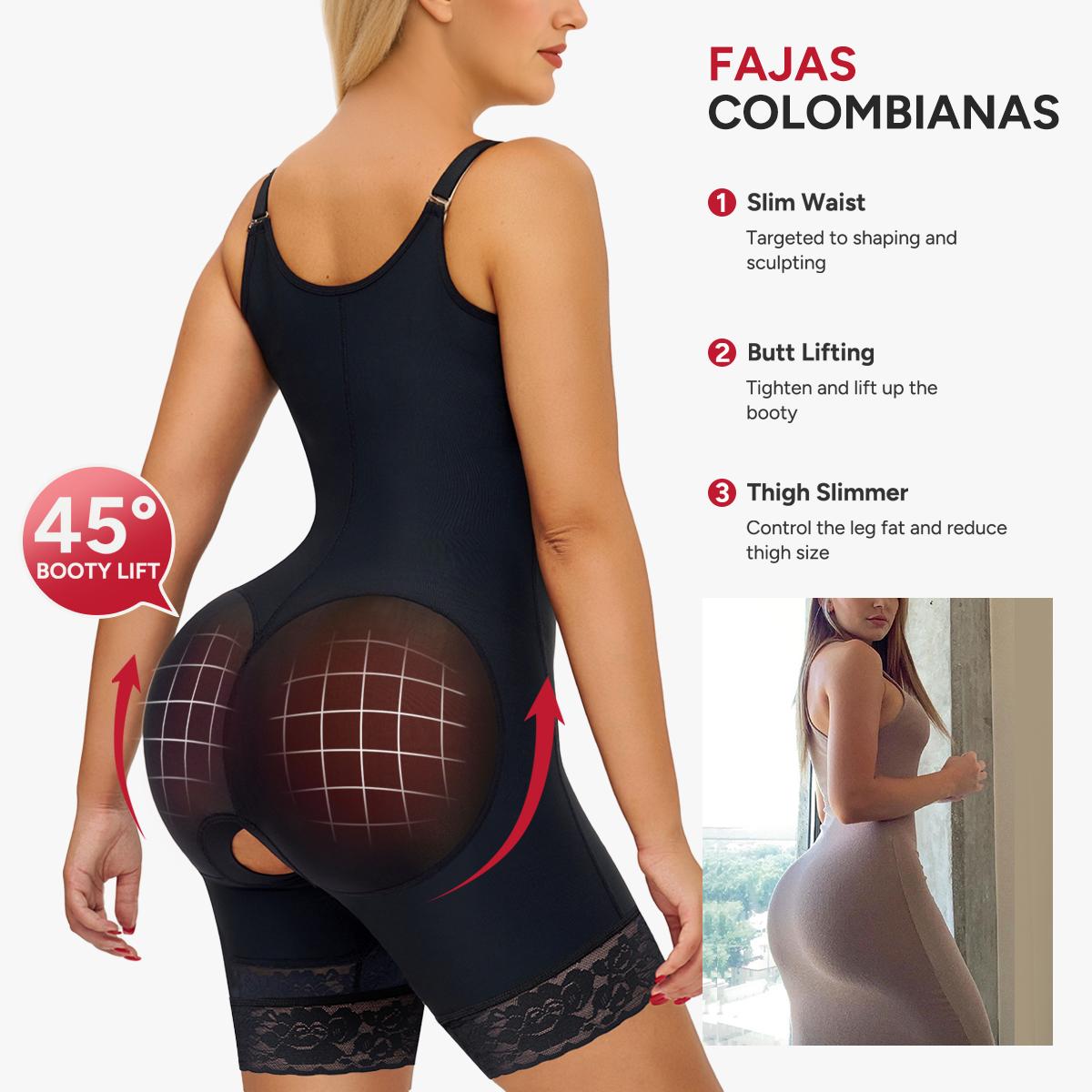 Nebility Women's Lace Shapewear Bodysuit Tummy Control Postpartum Support & Butt Lifter for a Snatched Waist Shapewear High Waisted Pants Basic Compression Womenswear