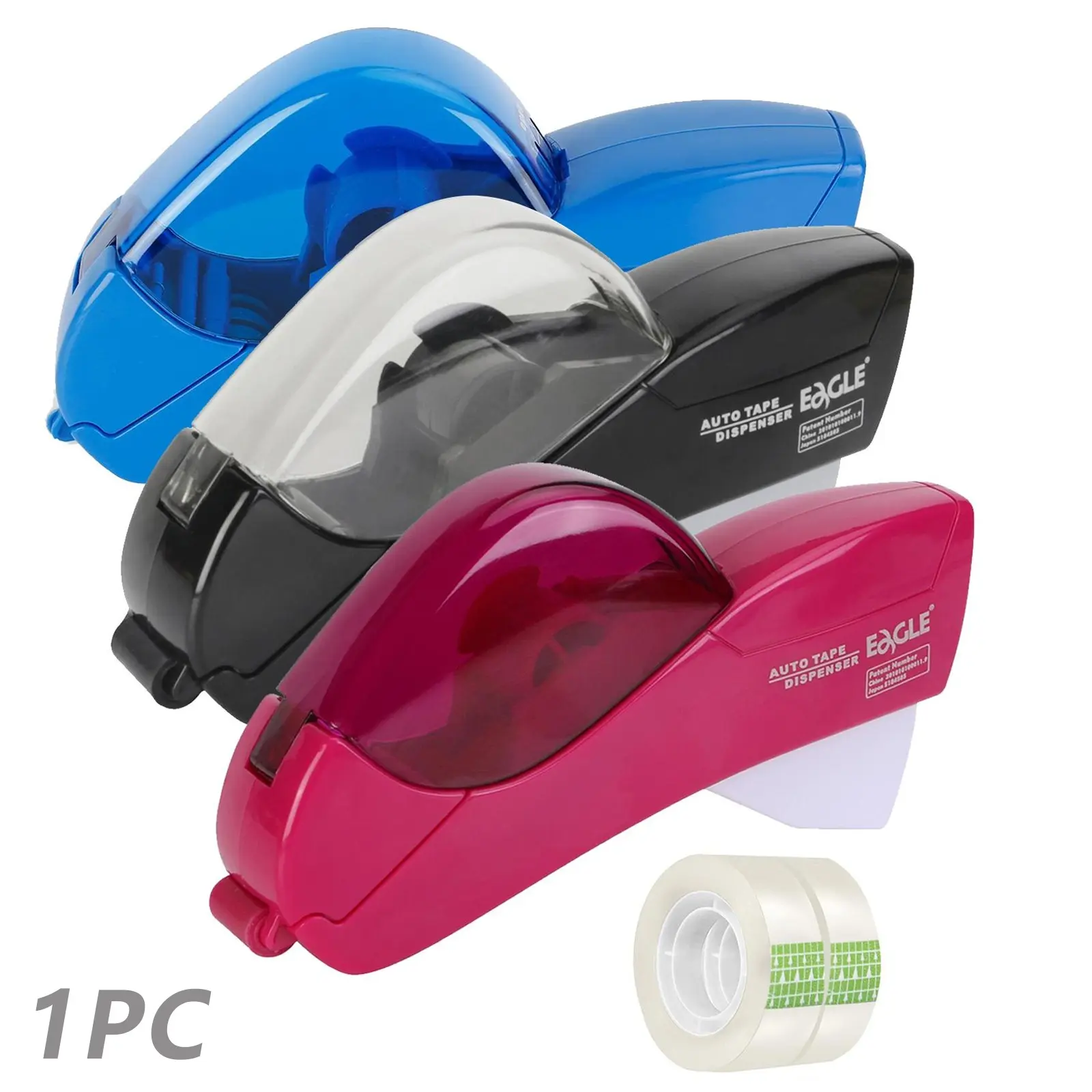 Automatic Tape Dispenser with Dual Tape Rolls, Handheld Operation, Fits 1/2-Inch and 3/4-Inch Wide Tape, Mother's Day, Thanksgiving and Christmas Gift Wrapping, Crafts and Packaging, Crafting Versatility, Handheld Convenience