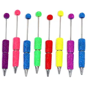 【P227】(Handmade may have some space) Creative DIY Rhinestone DIY Pens（3/5/7/8QTY)