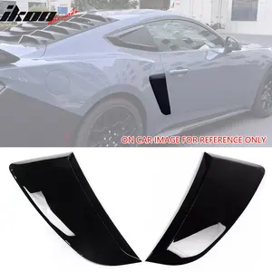 Fender Door Vent for Ford Mustang 2024-2025 IKON Style Gloss Black ABS