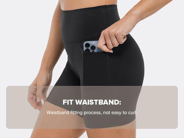 BRXL【Discount for live】Women's 5 Inch Inseam Biker Shorts with Pockets High Waist Buttery Soft Yoga Athletic Gym Running Volleyball Spandex Shorts Underwear Free & Practical Pocket Design UPF 50+ Sun Protection-brxl-3