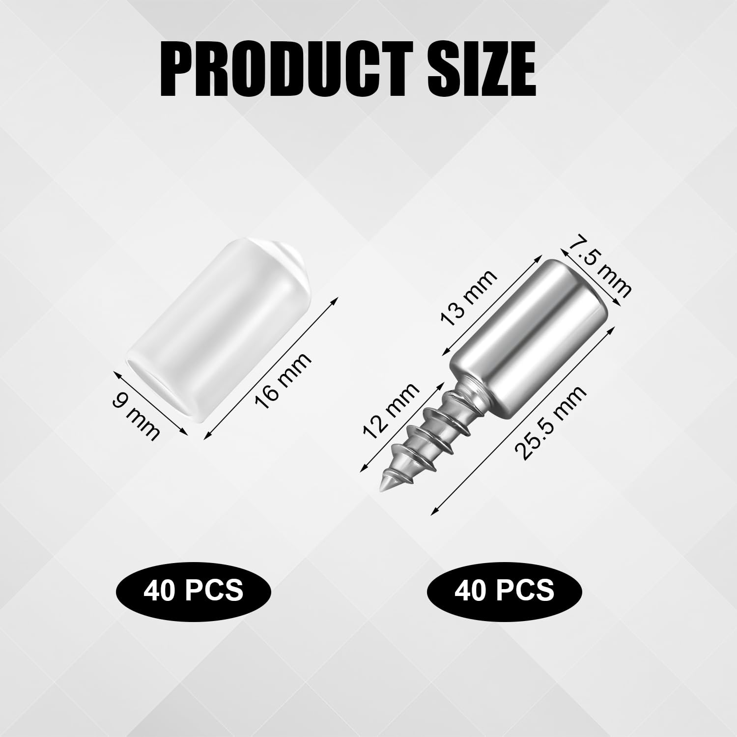 Spring Wardrobe Refresh Must-Have 40Pcs Wardrobe Cabinet Glass Partition Nails Cross Self-Tapping Screw with Rubber Sleeve Screw Plate Support Partition Bracket Sturdy Shelf Spring Wardrobe Refresh Must-Have 40Pcs Wardrobe Cabinet Glass Partition Nails Cross Self-Tapping Screw with Rubber Sleeve Screw Plate Support Partition Bracket Sturdy Shelf