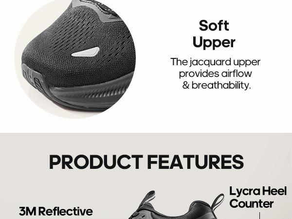 ALLSWIFIT Men's Lifestyle Sneakers - Casual Footwear for Running and Walking, Athletic Running Trainers, Sporty Running Shoes