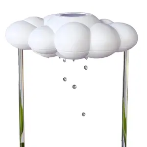 3D Realistic Rain Cloud Watering Ornament, Garden Plant Decoration for Outdoor Use