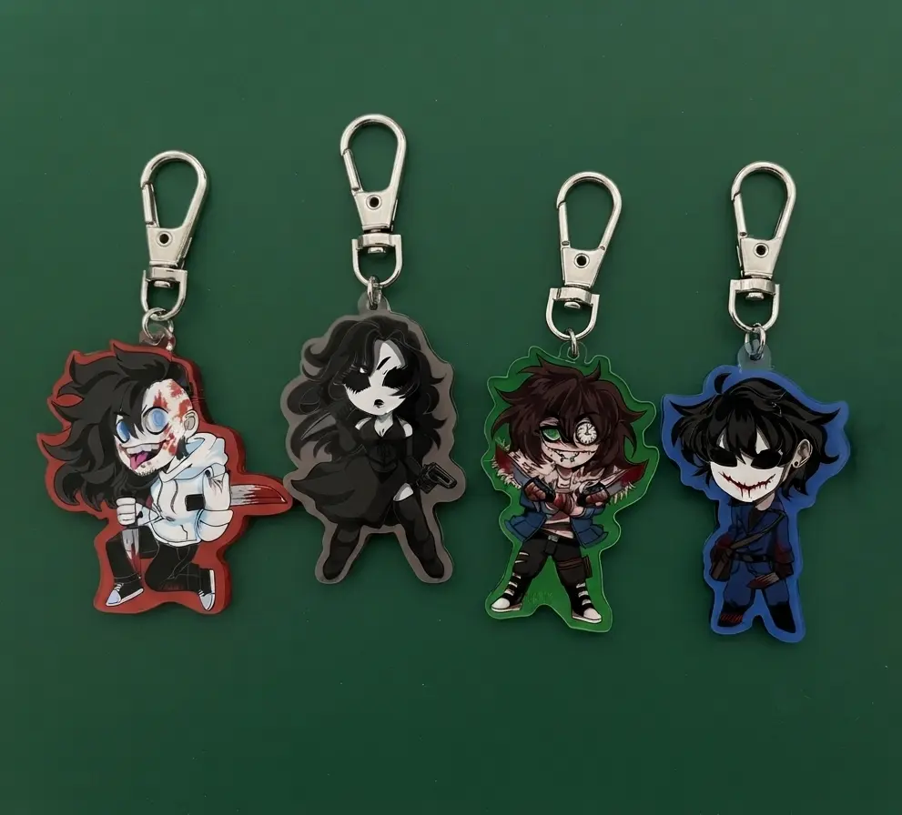Creepypasta Acrylic Keychains