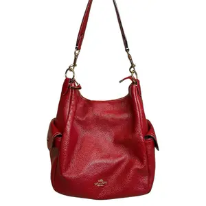 Pre-owned coach leather Shoulder Bags red shoulder bag 2020 with crossbody strap