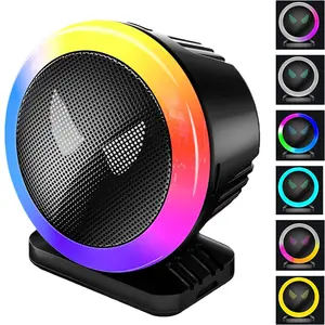 RGB Music Sync LED Light Bar – Sound Activated Ambient Lighting with Aroma Pad for Car, Desk & Home