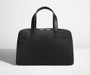 The Overnight Bag in Jet Black
