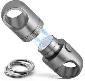 Magnetic Quick Release Keychain – One-Hand Detachable Magnet Connector with Secure Lock, Easy & Convenient for EDC, Valet & Everyday Use