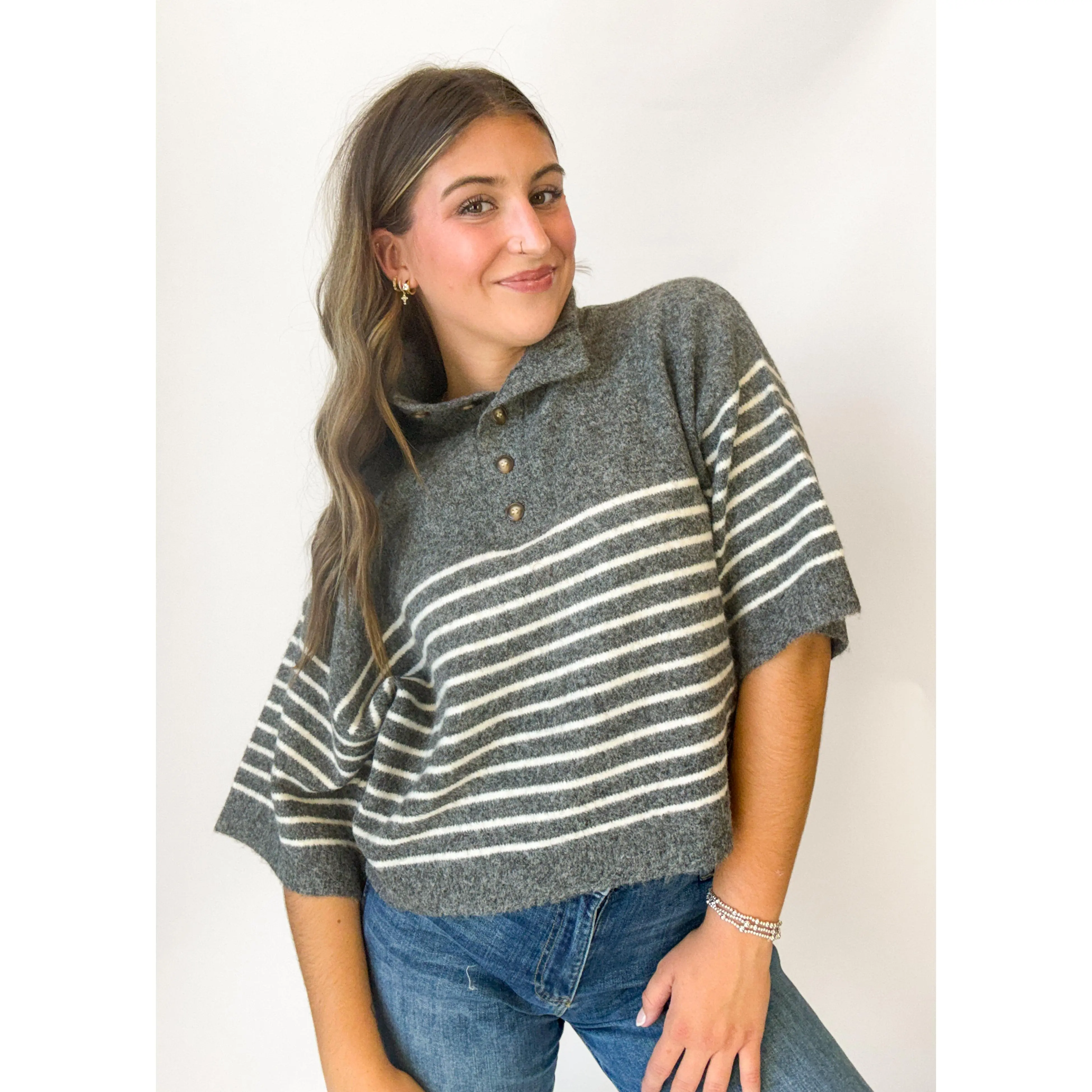 Hadley Sweater - Charcoal