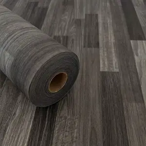 Imitation Wood Grain Self-Adhesive Wood Grain Sticker Peel And Stick Wallpaper Waterproof Anti-Slip Floor Sticker Living Room Bedroom House Reno