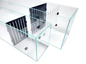 Acrylic Divider Plate for 16 Gallon Bookshelf Aquariums - BLACK