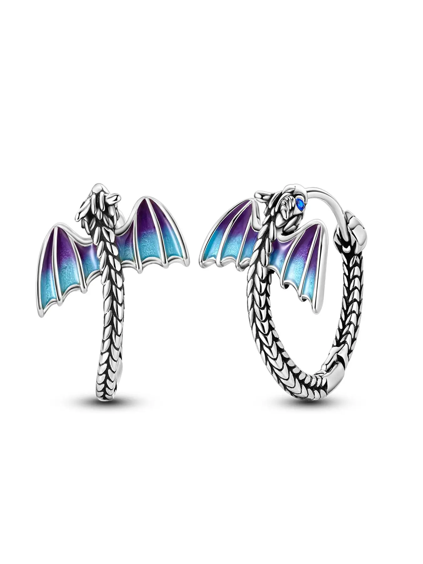 Dragon Design Hoop Earrings, Statement Earrings, Fashionable Jewelry for Women & Men, Trendy All-match & Exquisite Jewelry for Birthday Gift, Trendy Jewellery Accessories