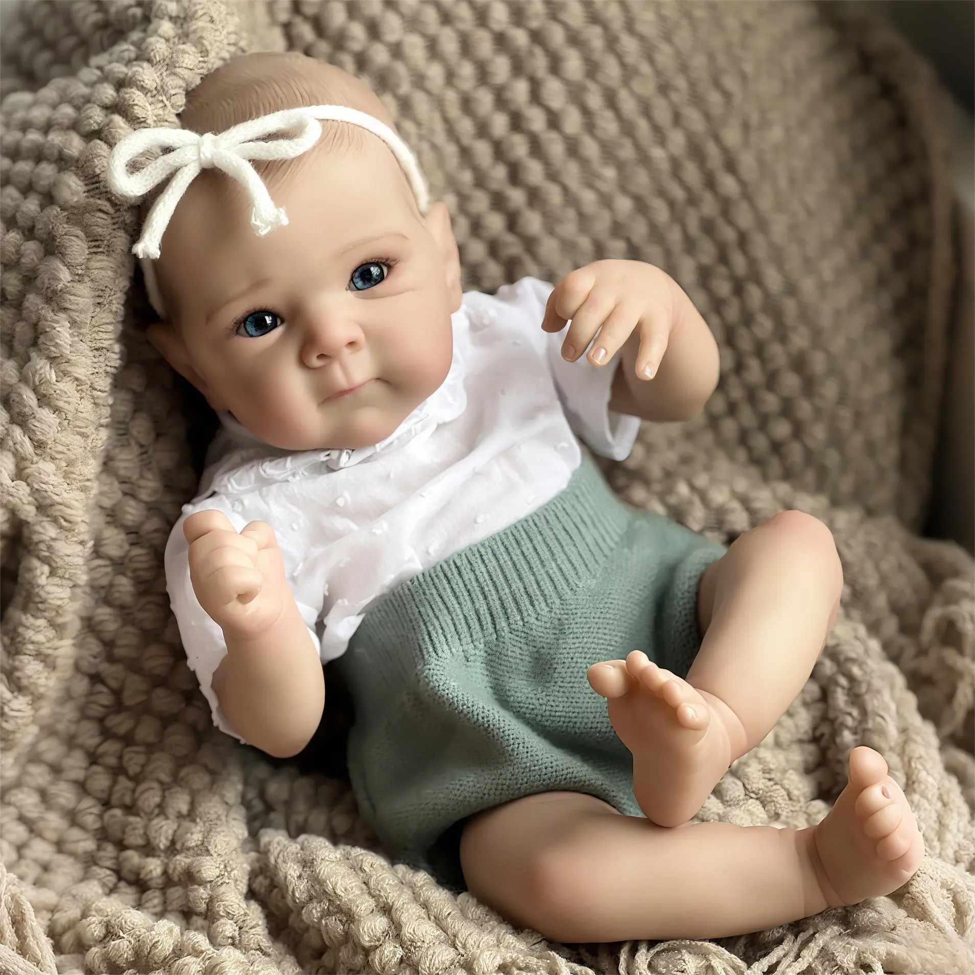 Reborn Baby Dolls 18 Inch 45cm Bettie Realistic Newborn Baby Doll Charming Eyes Soft Body Real Life Baby Dolls Girl with Accessories Gifts for Kids Age 3 + & Collection