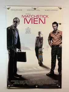 Matchstick Men (2003) Original Movie Poster One Sheet 27x40 Nicolas Cage Ridley Scott -Rolled SS