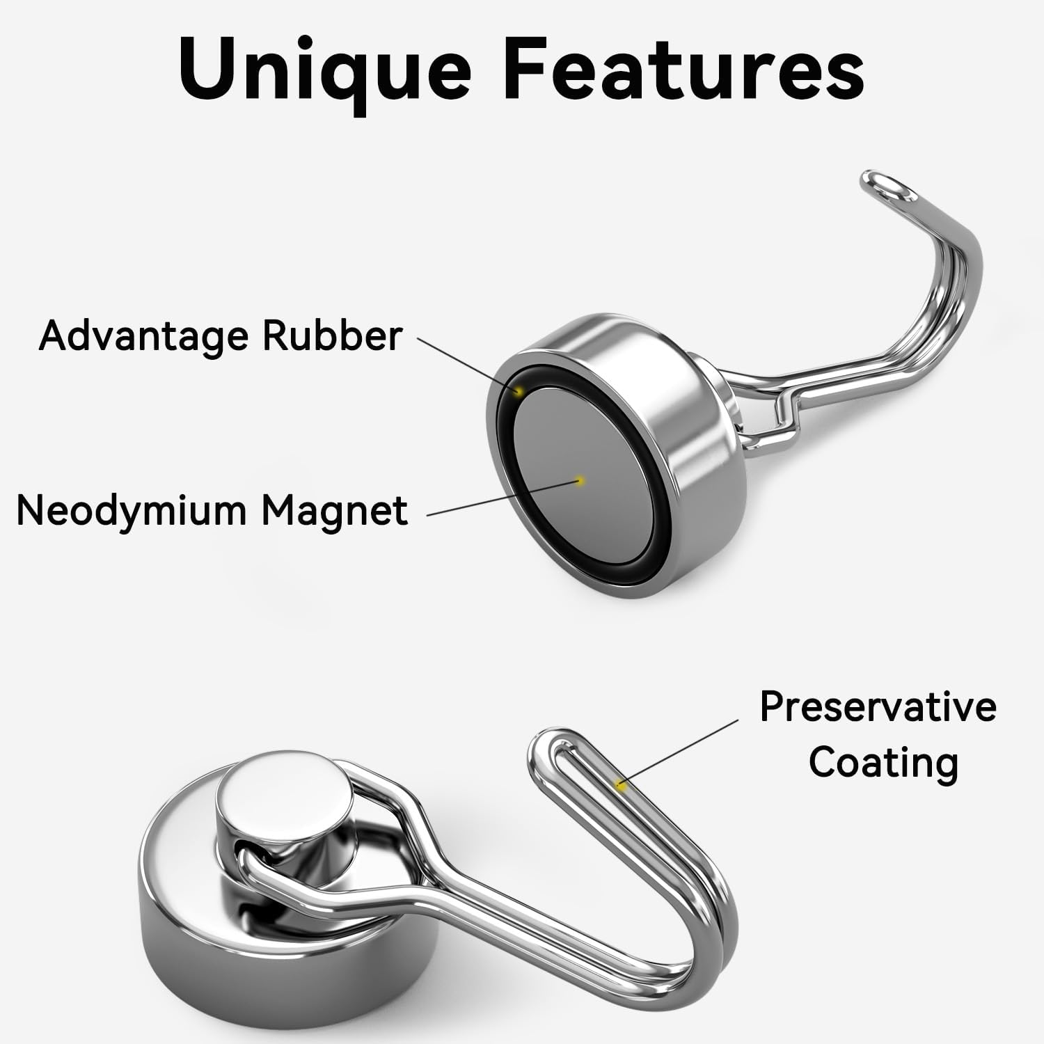 VAYWET 8pcs Strong 30LBS Magnetic Suction Hook, Punch-Free Storage, Swivel Swing Magnetic door Hook Refrigerator Strong Neodymium Magnet Hook Hanging Perfect for Refrigerator Other Magnetic Surfaces, Cruise Cabin Ship Essentials Fridge Classroom Kitchen VAYWET 8pcs Strong 30LBS Magnetic Suction Hook, Punch-Free Storage, Swivel Swing Magnetic door Hook Refrigerator Strong Neodymium Magnet Hook Hanging Perfect for Refrigerator Other Magnetic Surfaces, Cruise Cabin Ship Essentials Fridge Classroom Kitchen