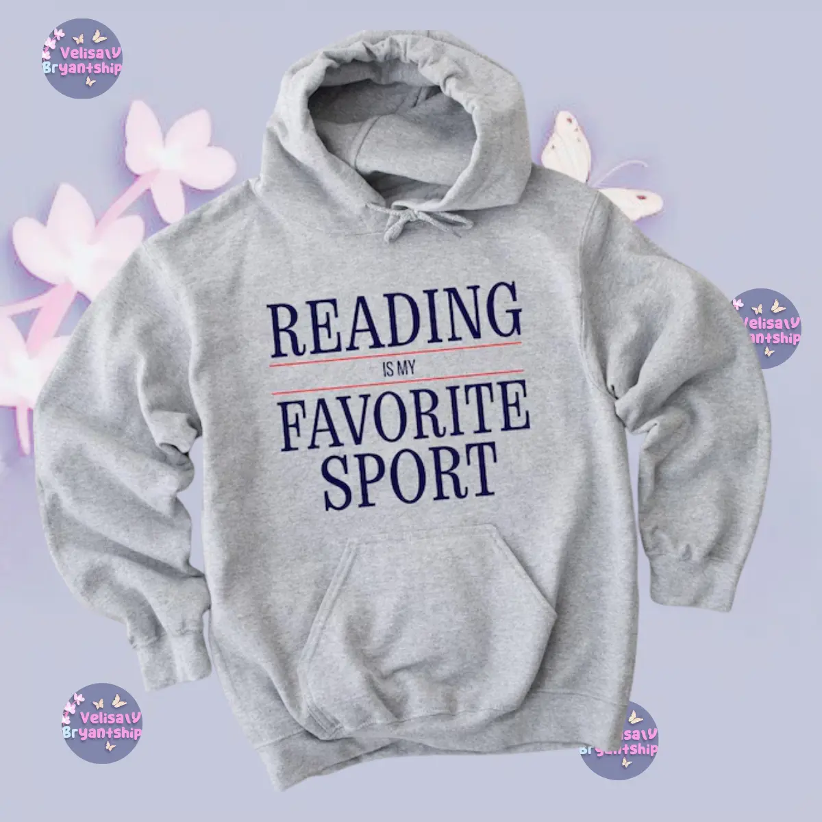 Reading is My Favorite Sport Hoodie, Librarian Sweatshirt, Reading Teacher tTee, Booklover Gift, Book Nerd Gift, Book Girl Tee