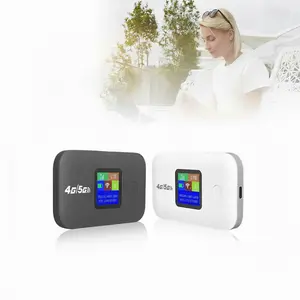 Compact Travel 4G/5G WiFi Hotspot Router with SIM Card Slot, 300Mbps, LED Indicator, Stable Connection for Camping RV and Outdoor Activities