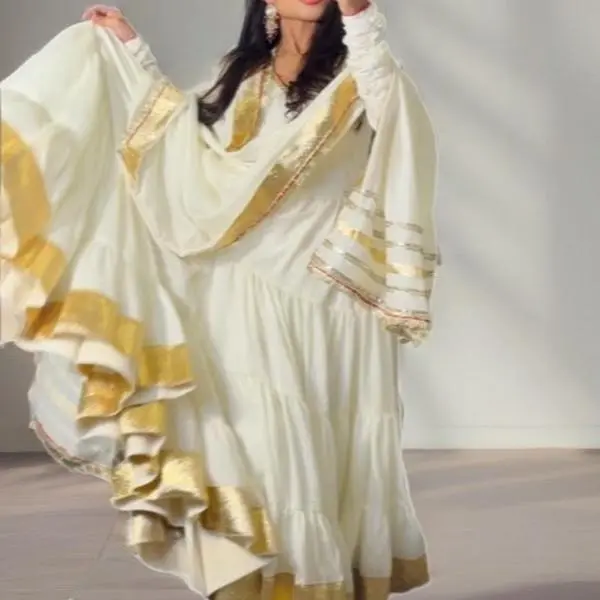 Premium high-quality Anarkali 3 pis set total 15 m
