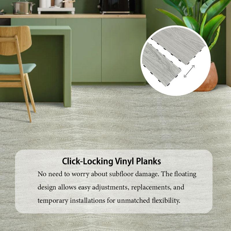 Art3d Interlocking Luxury Vinyl Flooring Tile, 18-Pack 36 x 6in Wood Floor Plank for Living Room Bedroom Anti-Slip, Wear-Resistant Reusable Decorative