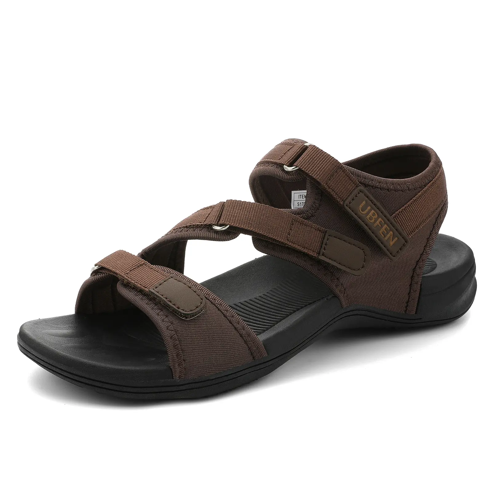 UBFEN Women's Hiking Sports Sandals - 3 Adjustable Straps for Custom Fit, Waterproof, Breathable, Lightweight, Non-Slip, Durable, Supportive, All-Day Comfort for Outdoor Trails, Beach Trips, Summer Active Use, Breathable Women's Sports Sandals, Lightweigh