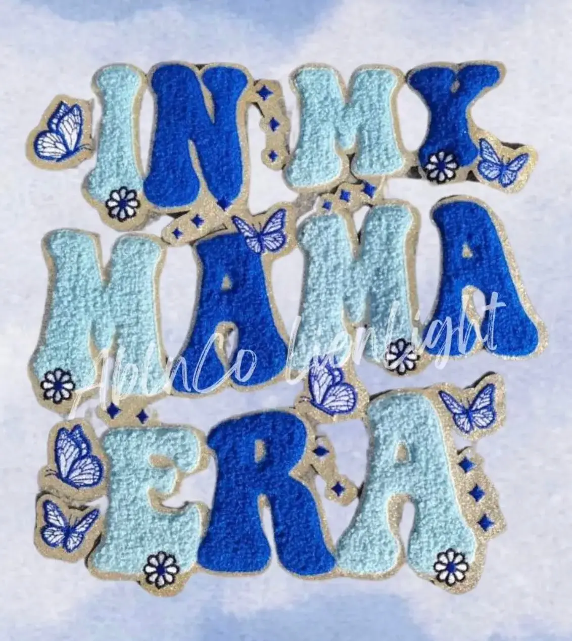 Blue In my Mama Era Chenille Patch Blue In my Mama Era Chenille Patch