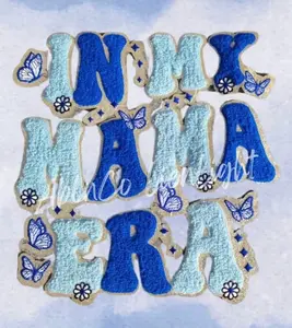 Blue In my Mama Era Chenille Patch