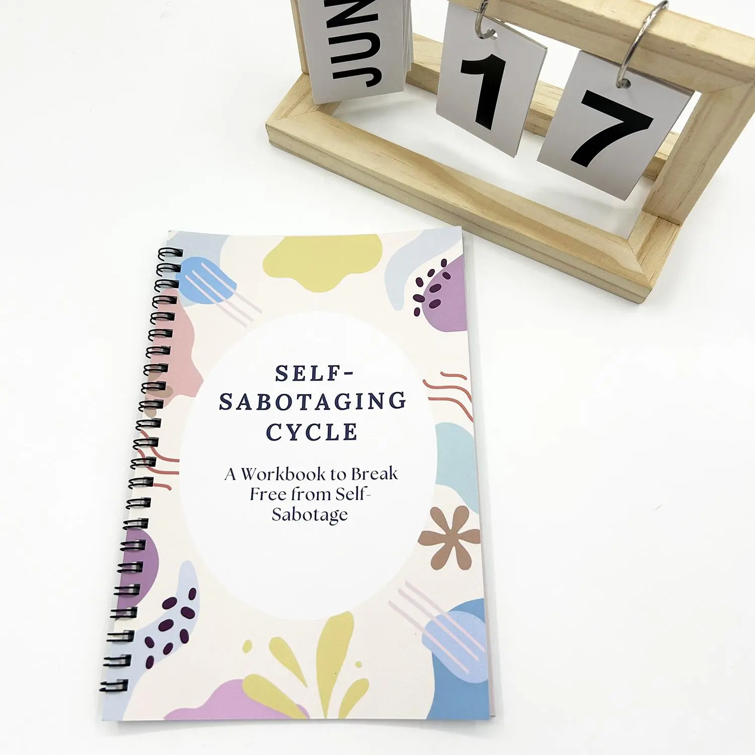 Self-Destructive Cycle Workbook with 45 Pages of Cbt Exercises and Self-Love Journal Prompts, Emotional Healing and Personal Growth Notebook for Therapists and Counselors, Self Improvement Journal, Guided Journal