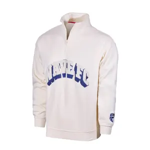 Unisex San Diego Wave FC Wordmark Shadow Terry Embroidery Half Zip Sweater