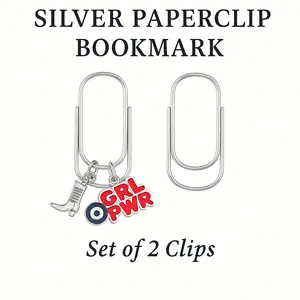SILVER Charm Holder Clips (Set of 2)