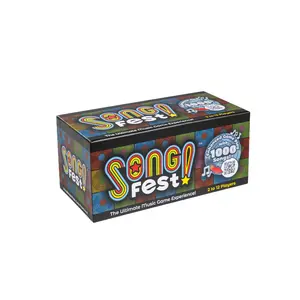 SongFest! Music Trivia Party Game | Song Hint QR Codes Play Music You Remember | 1000 ?’s | 70s Thru Today | 4 Fun Challenge Categories for Adult & Family Game Night