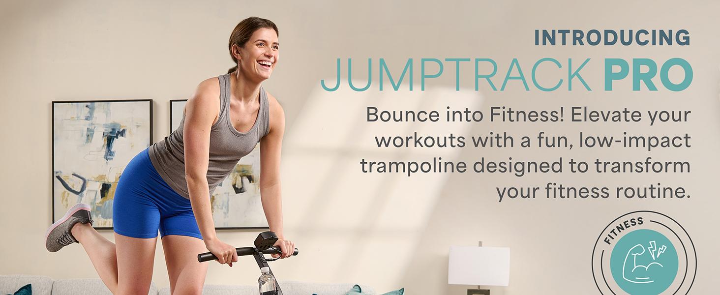 LifePro Fitness Rebounder Trampoline – Lymphatic Drainage Jumping | Low-Impact Morning Routine | Foldable 40in | Jump Counter