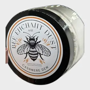 Bee Enchant's Cashmere Dew Custom Body Dusting Perfume Powder- Scented - Finely Milled powder Talc-Free Fragrance Vanilla Daily-Natural shower powder Cosmetic Skin Repair, body powder- perfume powder- dusting body powder, luxury powders