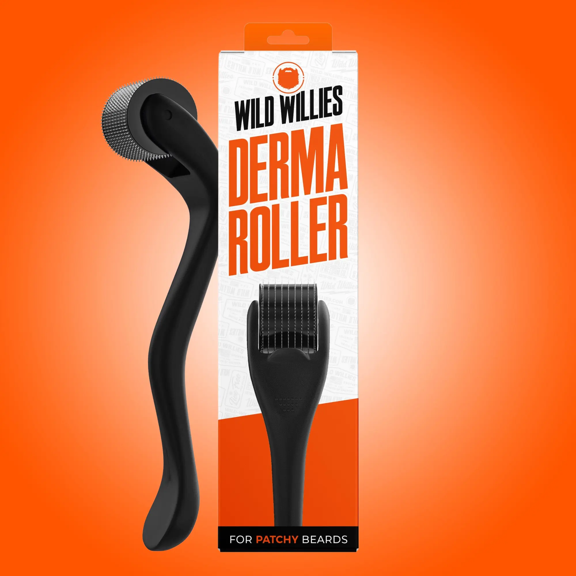 #1 Beard Derma Roller 0.3MM Microneedle Hair Growth Tool | WILD WILLIES