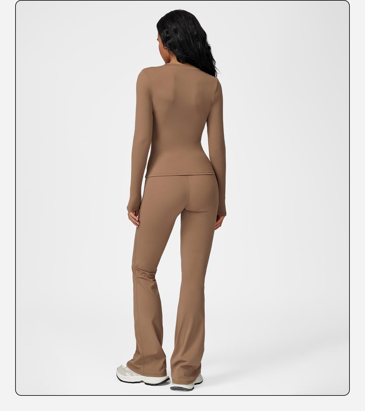 MFVIM Women's Sporty Tracksuit Set - Pink Athletic Wear for Gym & Daily Activities - Round Neckline & Plumps Up Buttoc Line - Breathable Fabric - Comfortable Two-Piece Set SpringStatements