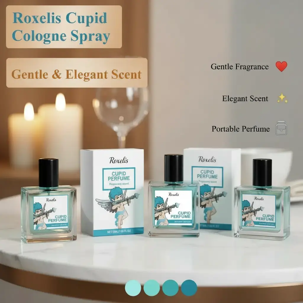 Unisex Cologne Cupid Pheromone Perfume - Gentle Eau De Parfum Aromatic Spray Bottle, Elegant Portable Cosmetic for Date Nights, Couples-Focused Fragrance, Cupid Perfume, Aromatic Spray Bottle Unisex Fragrance, Aromatic Scent, Cologne Scented