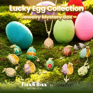 [Live - Q] Fizz and Rizz by Yorkett Lucky Egg-Shaped Locket Necklace Pendant