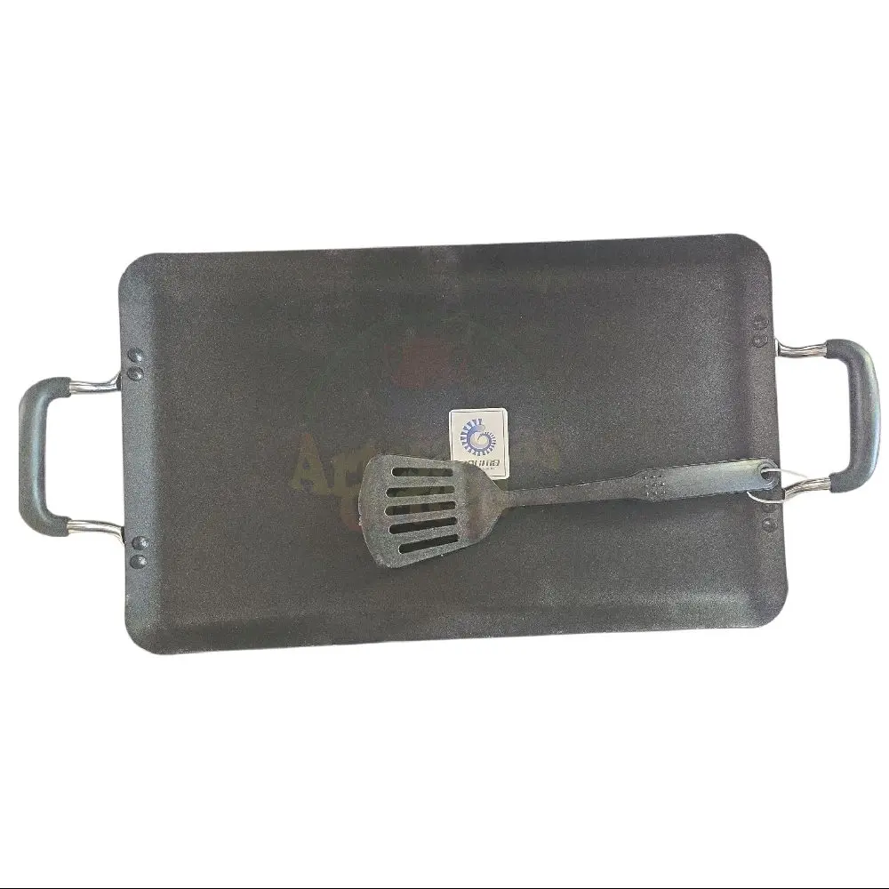 Royal Cook Teflon Double Burner Griddle/Comal De Teflon De Double Quemador