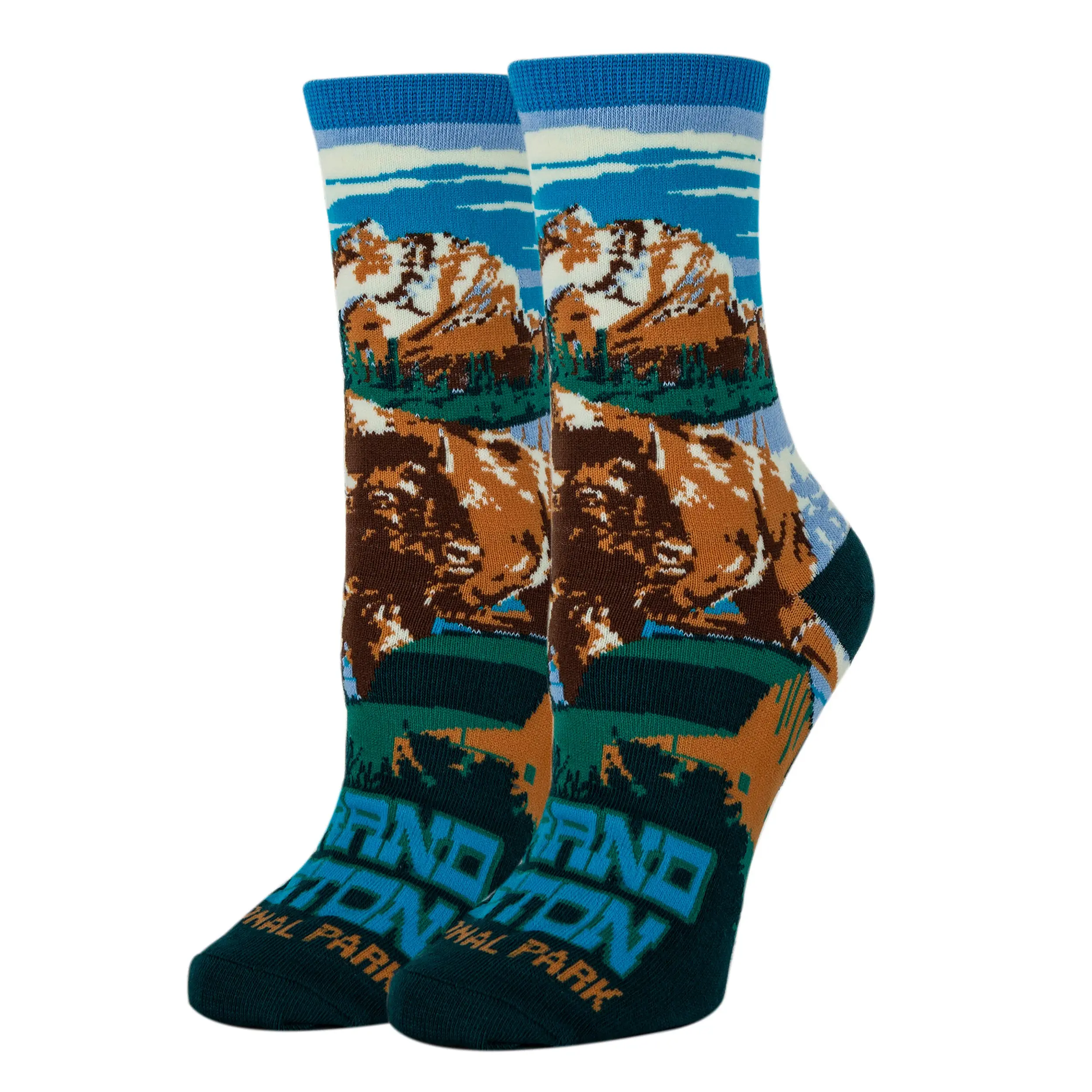 Grand Teton Bison Socks