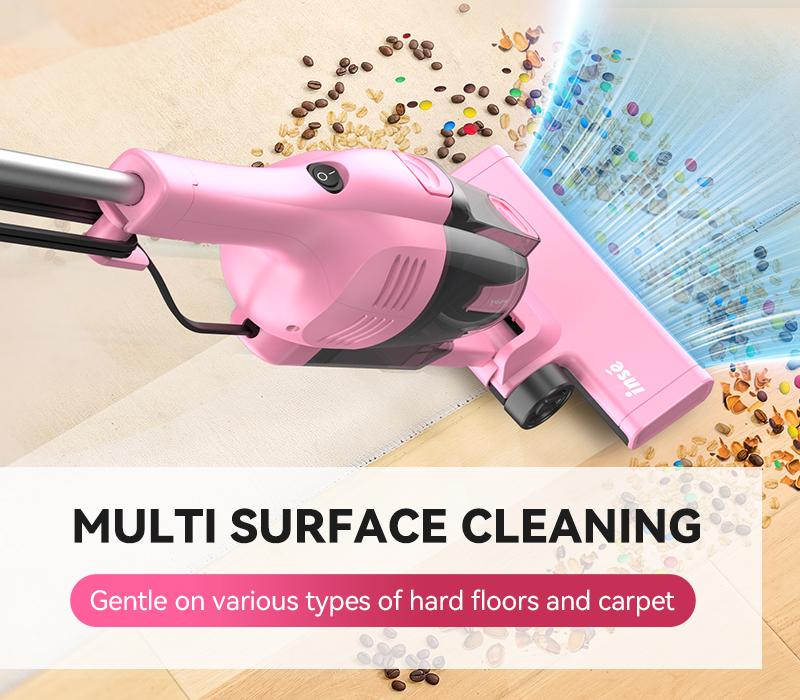 [Springglowup] INSE R6X Corded Stick Vacuum, 15KPa Suction with 600W Motor, Ultra-Lightweight Bagless Upright Vacuum with Handheld for Home Hard Floor Carpet Pet Hair Car Cleaning home cleaning tools home appliances