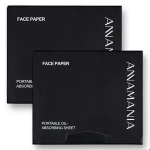 ANAMANIA Oil Blotting Sheets for Face . 100 Sheets oil Blotting paper for oily skin, Absorb Excess Oil,  Face paper Compact Makeup Matte