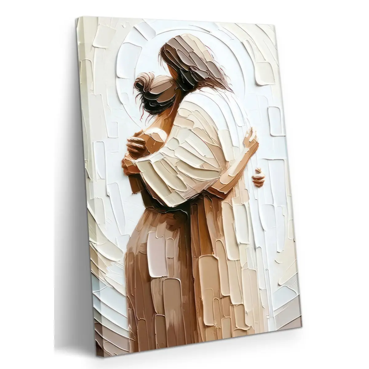 summerwins Artistic Impressionism Modern Inspirational Christian Jesus Christ Figure Graphic Painting Wall Art - Canvas Print Decor, Religious Home Decoration for Living Room, Easter Gift, Home Inspo