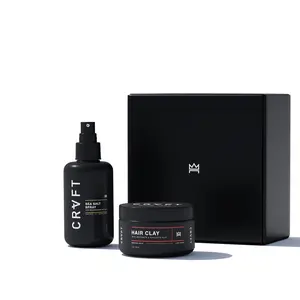 Sea Salt Spray + Hair Clay Styling Duo
