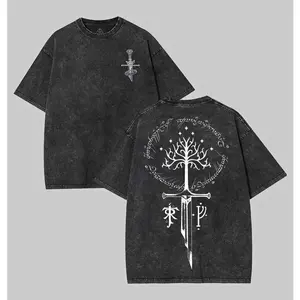 LOTR LOTR Middle Earth Shirt, JRR Tolkien Hoodie, Lord of the Rings Merch, LOTR Sweatshirt, Menswear Top apparel men gifts Vintage Distressed